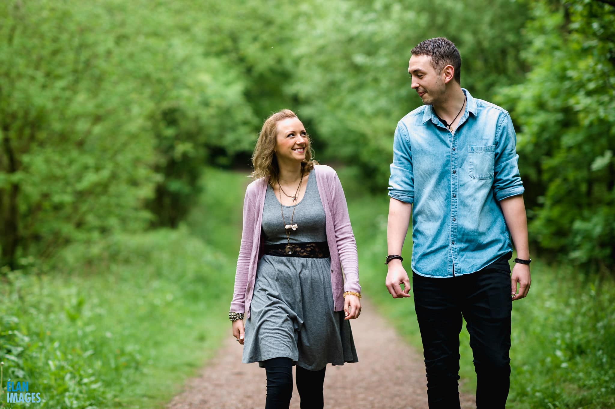 Engagement Photo Shoot in the Bluebell Woods near Bristol 1