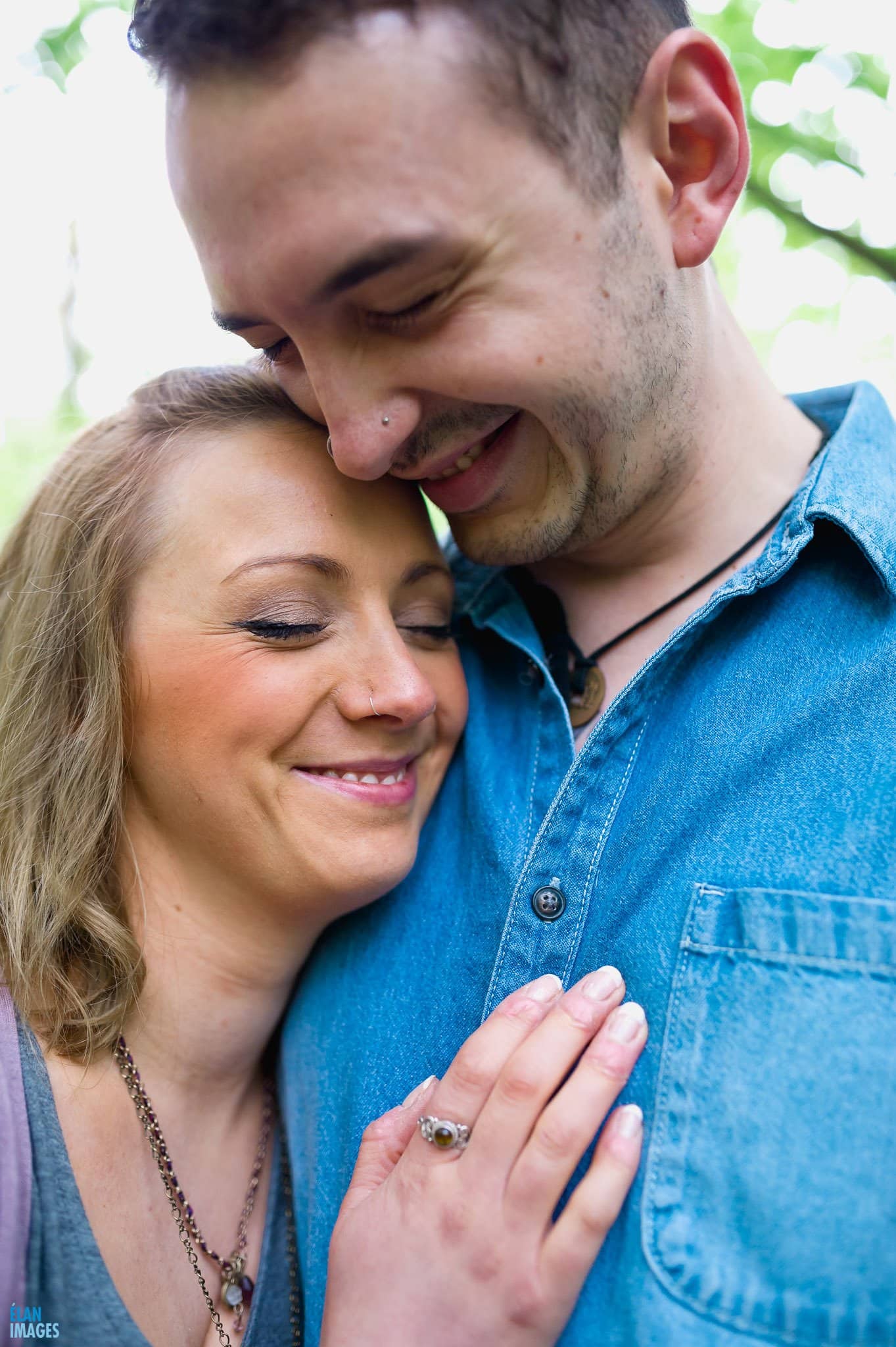 Engagement Photo Shoot in the Bluebell Woods near Bristol 35