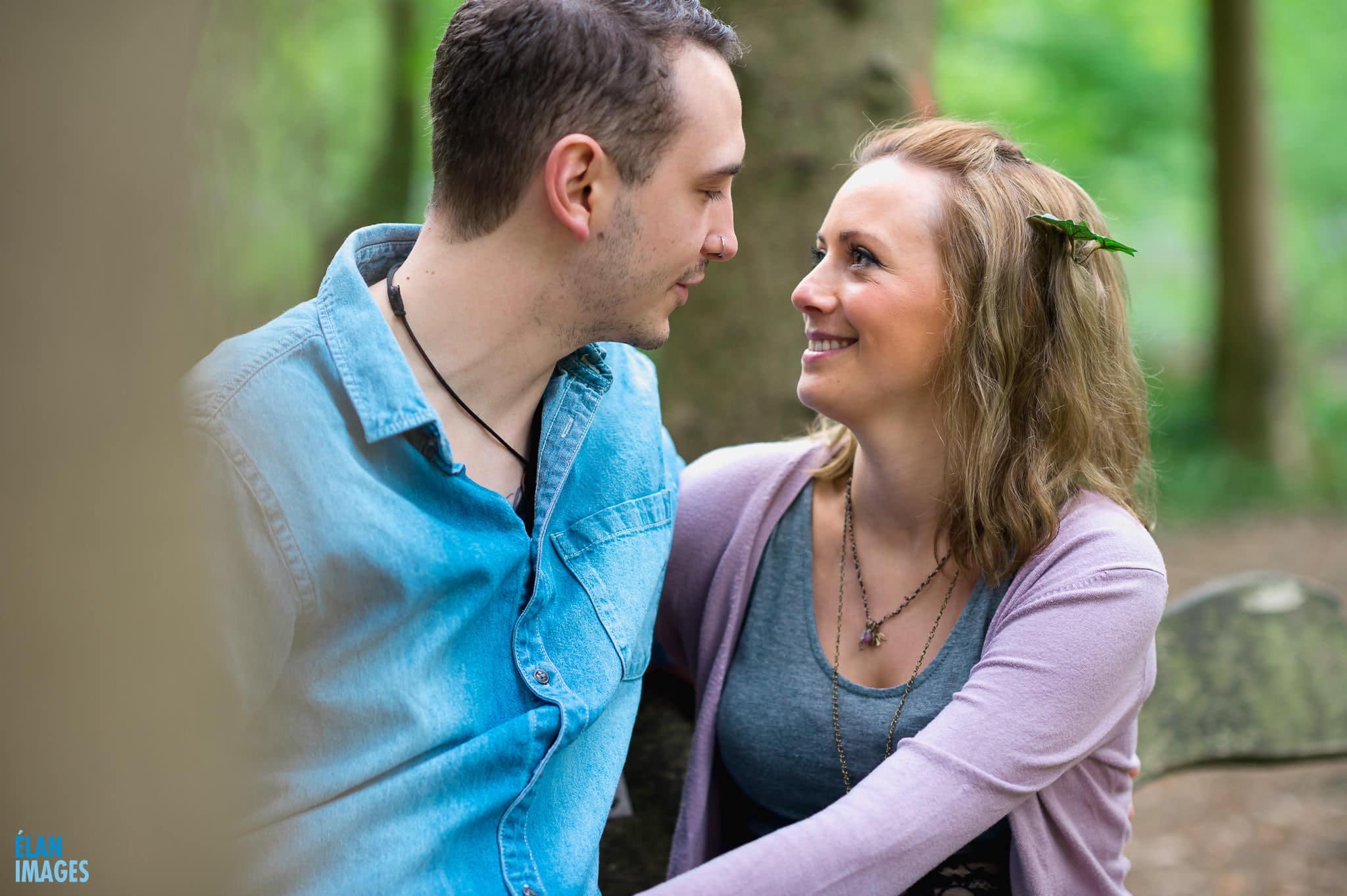 Engagement Photo Shoot in the Bluebell Woods near Bristol 42