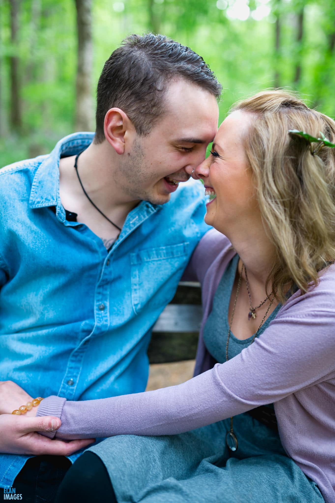 Engagement Photo Shoot in the Bluebell Woods near Bristol 47