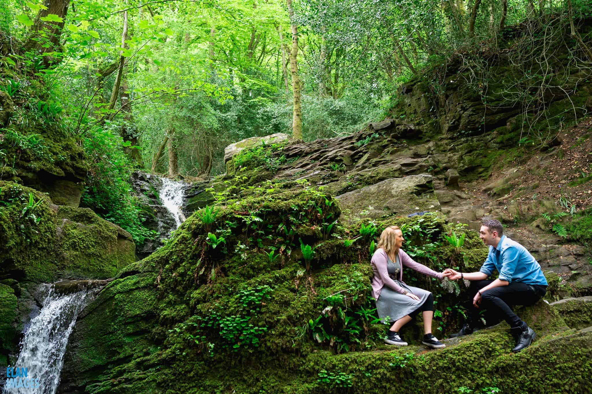 Engagement Photo Shoot in the Bluebell Woods near Bristol 56