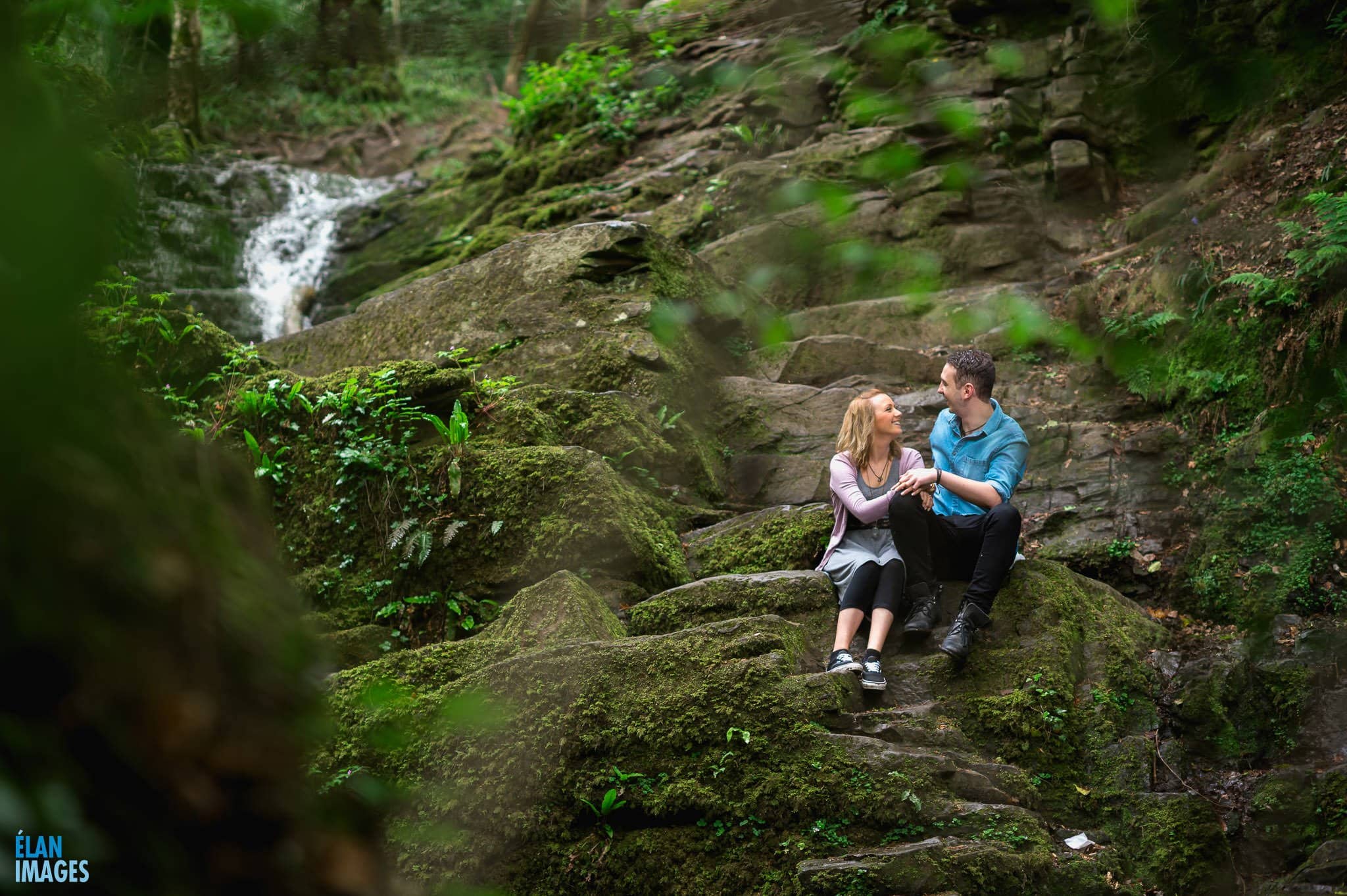 Engagement Photo Shoot in the Bluebell Woods near Bristol 58