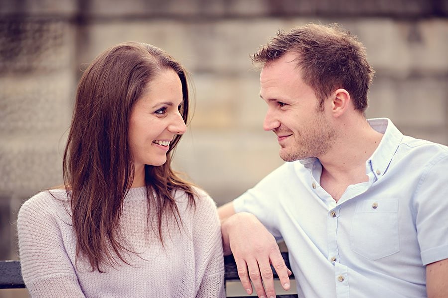 Evening Engagement Photo Shoot in the City of Bath 25