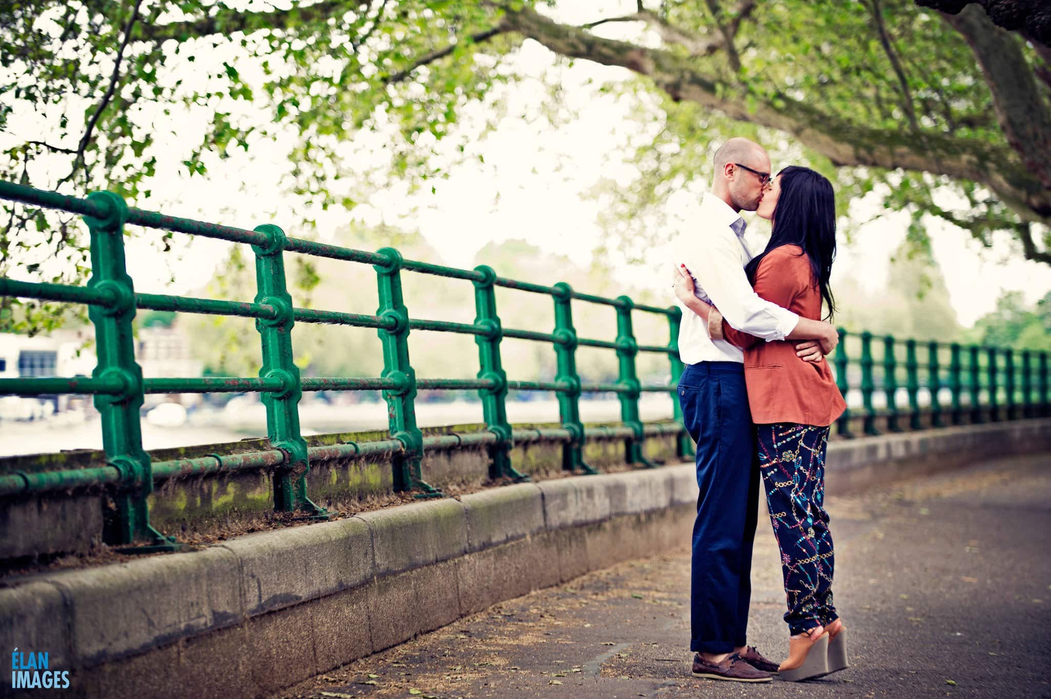 Engagement Photo shoot on the Thames at Putney and Fulham, London 26