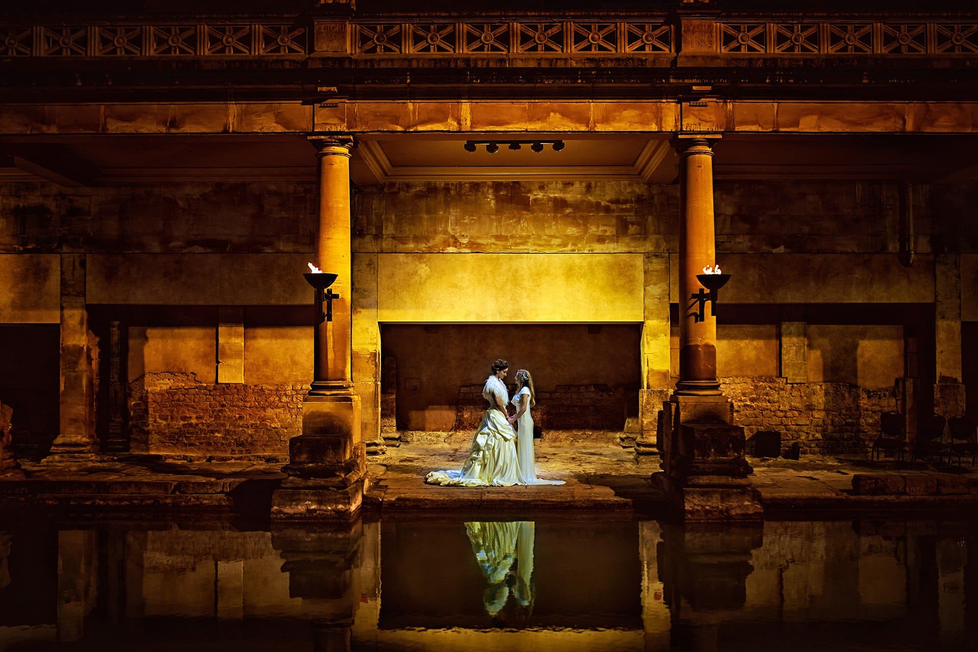 Roman Baths Pump Rooms Wedding Photographer