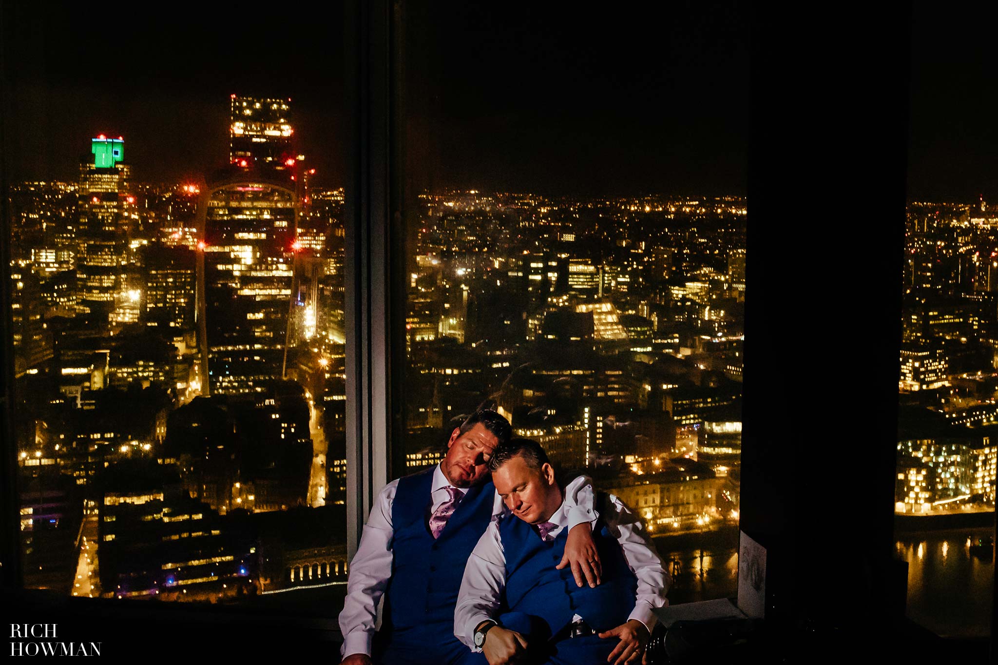 LGBTQ Wedding Photographer at the Shard London