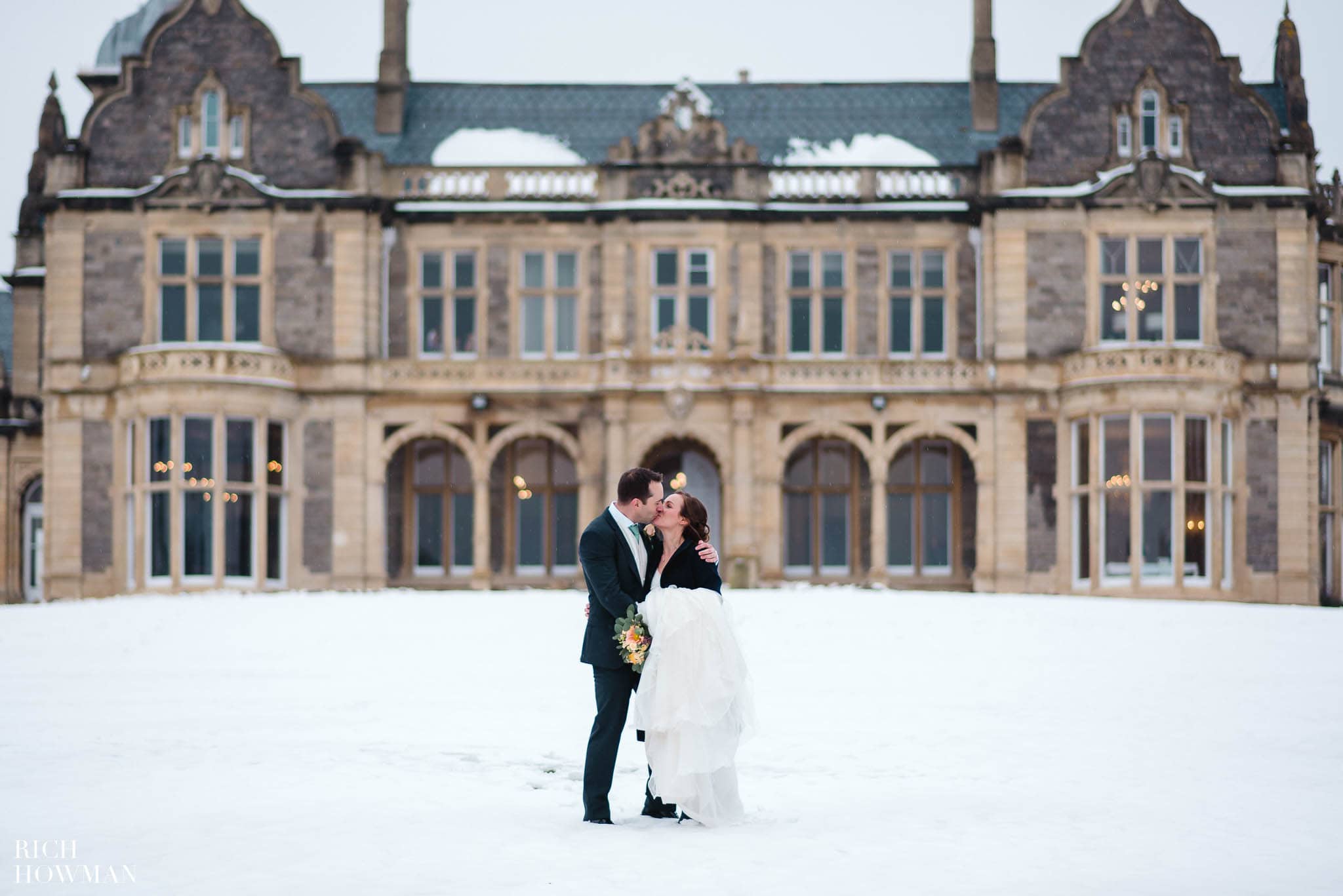 A Snowy Wedding in Somerset at Clevedon Hall 44