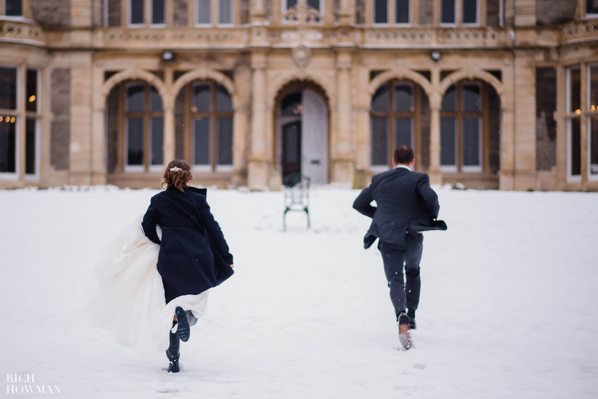 A Snowy Wedding in Somerset at Clevedon Hall 45