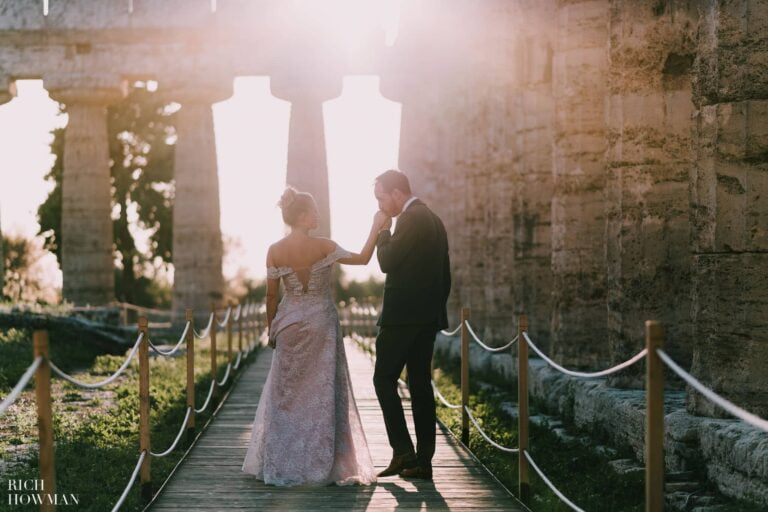 Paestum Temples Wedding Photographer Italy